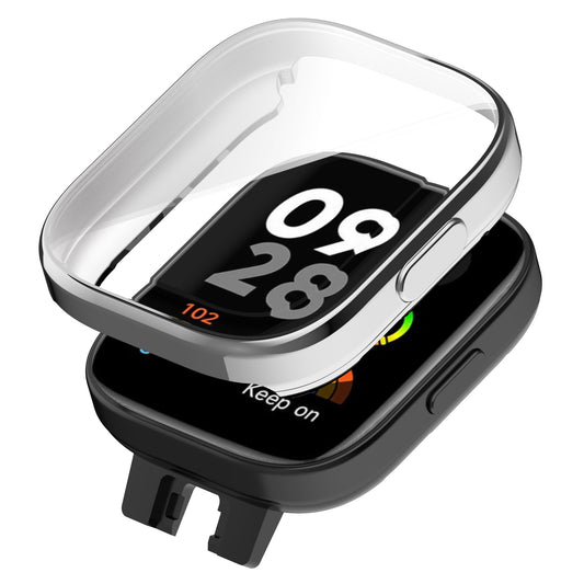 For Xiaomi Redmi Watch 3 / Watch 3 Lite Electroplating TPU Anti-drop Cover Full Coverage Watch Case