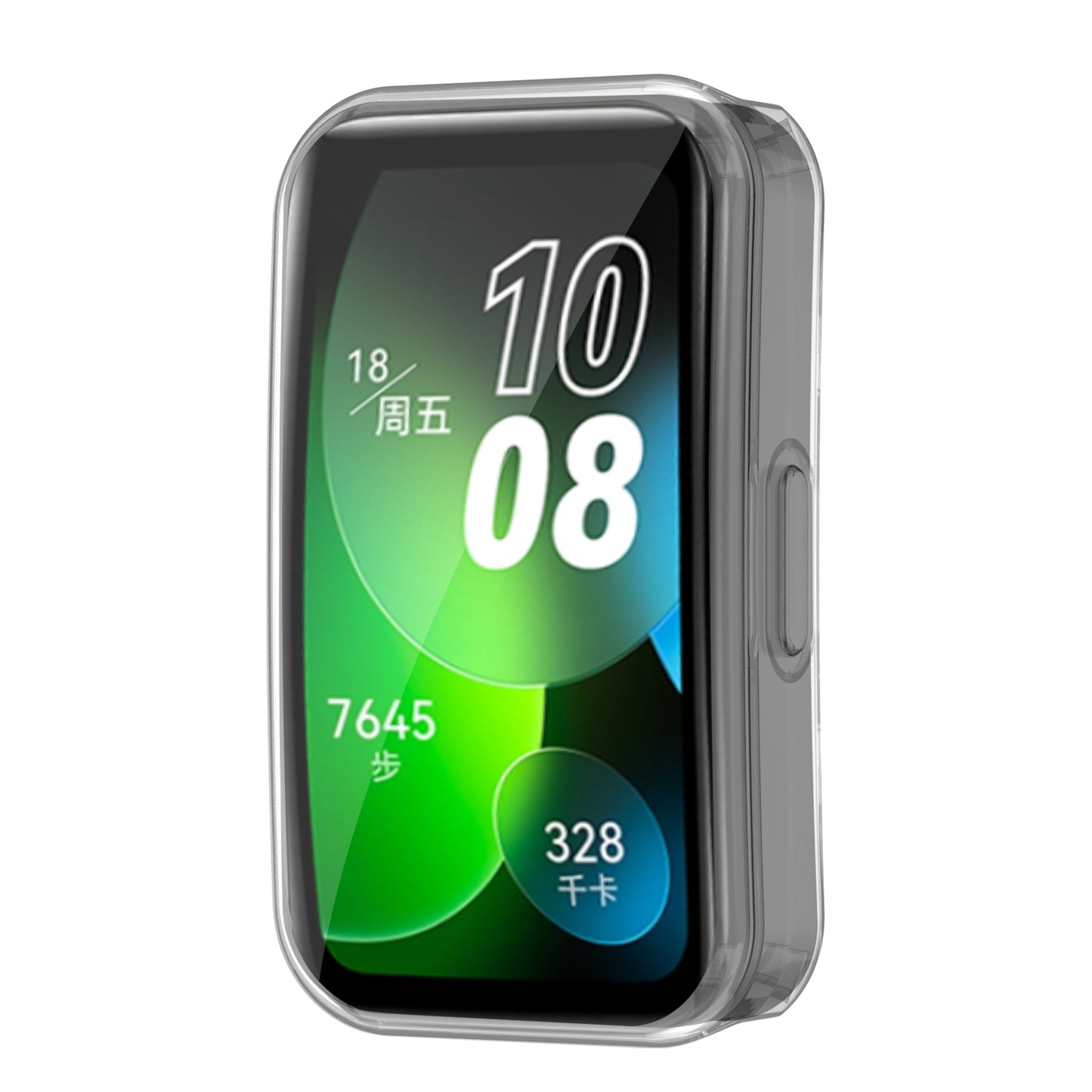 For Huawei Band 8 Electroplated TPU Watch Case Full Coverage Anti-drop Cover