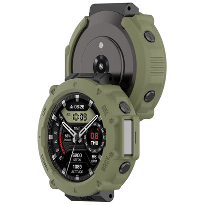 Anti-Scratch Watch Housing Case for Amazfit T-Rex Ultra A2142 TPU Cover Quick Release Hollow Case