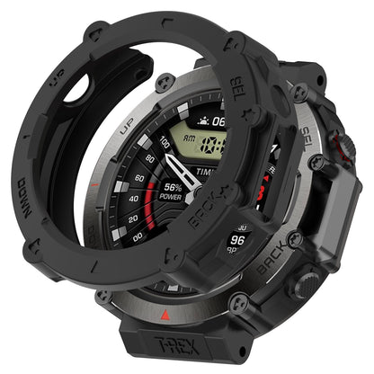 Anti-Scratch Watch Housing Case for Amazfit T-Rex Ultra A2142 TPU Cover Quick Release Hollow Case