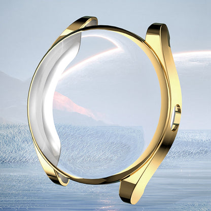 For Huawei Watch Buds Electroplating TPU Watch Frame Smartwatch Protective Case Edge Cover