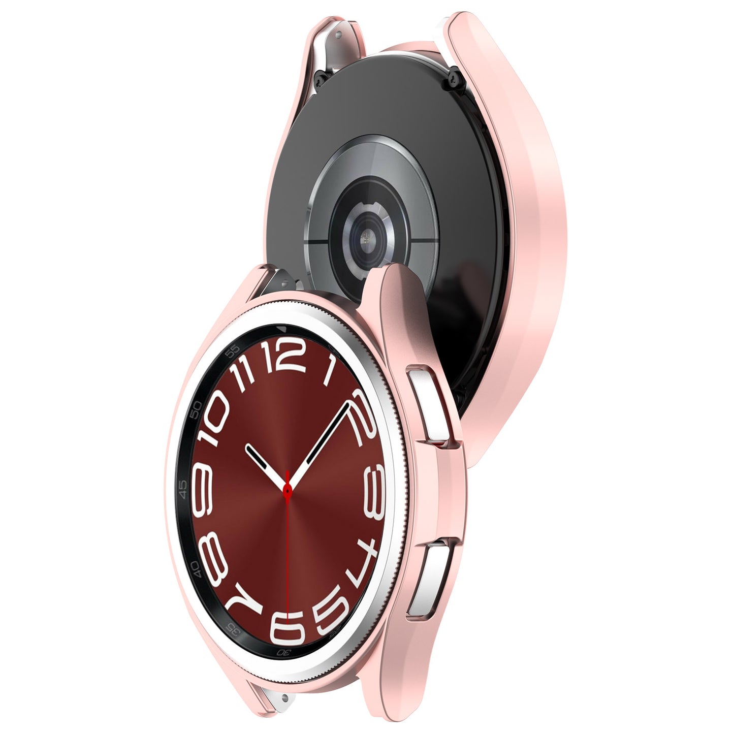For Samsung Galaxy Watch6 Classic 43mm Scratch Proof Protective Case Hollowed-out Hard PC Cover