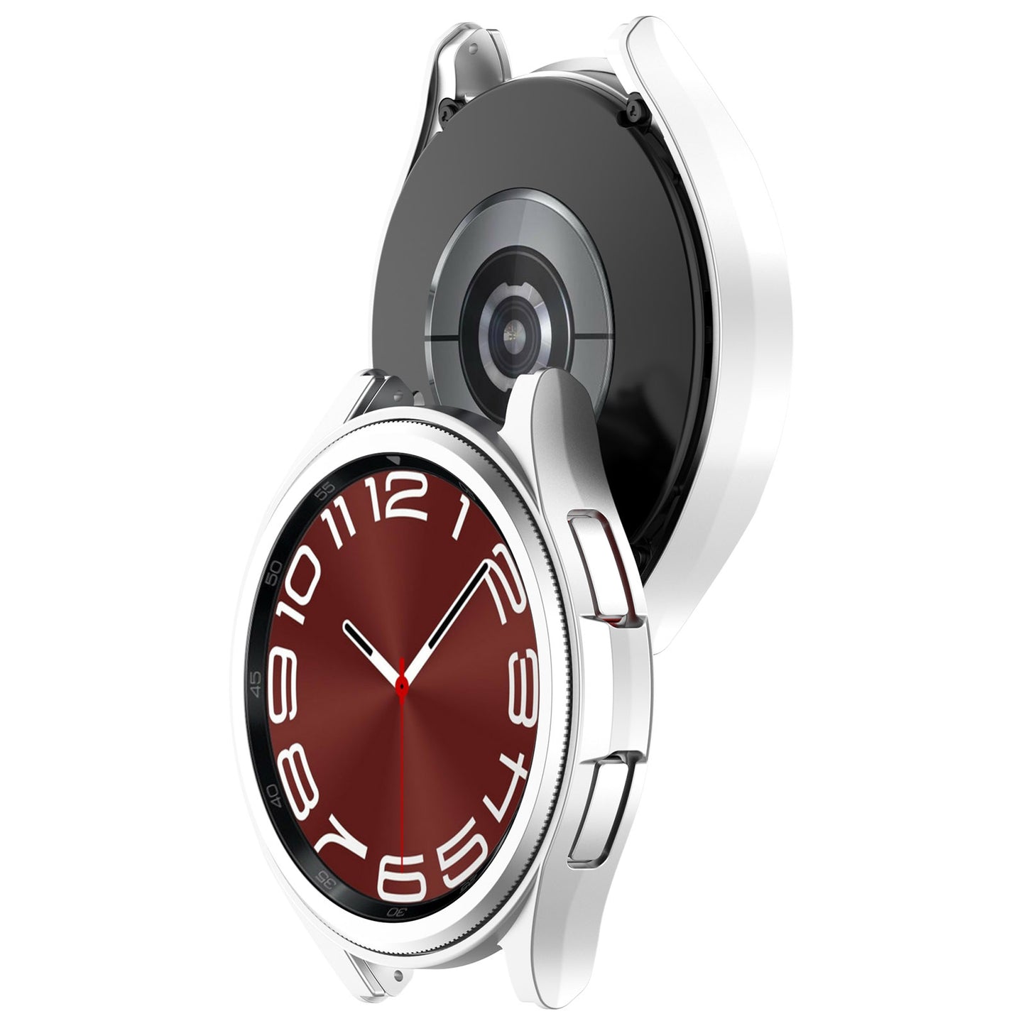 For Samsung Galaxy Watch6 Classic 43mm Scratch Proof Protective Case Hollowed-out Hard PC Cover