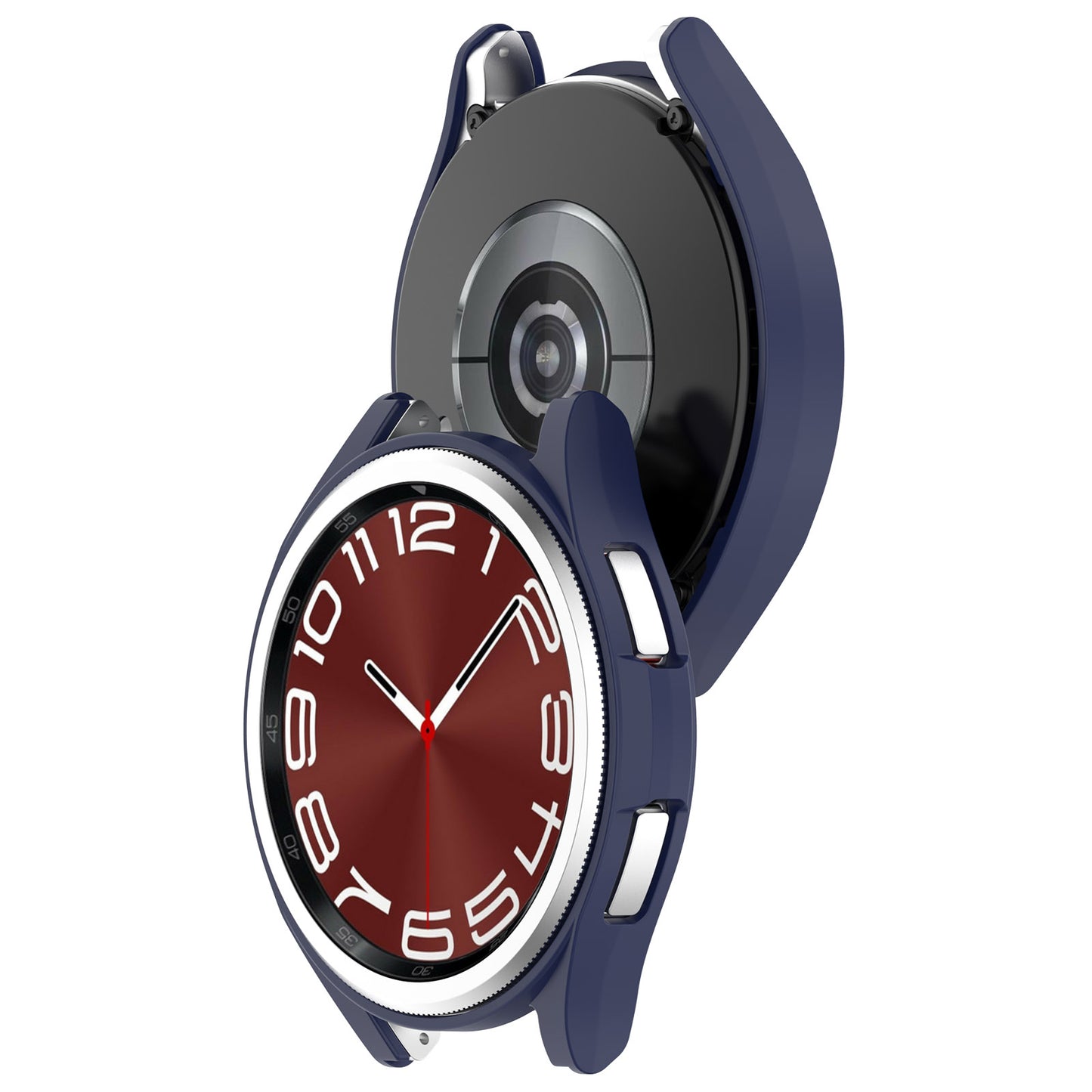 For Samsung Galaxy Watch6 Classic 43mm Scratch Proof Protective Case Hollowed-out Hard PC Cover