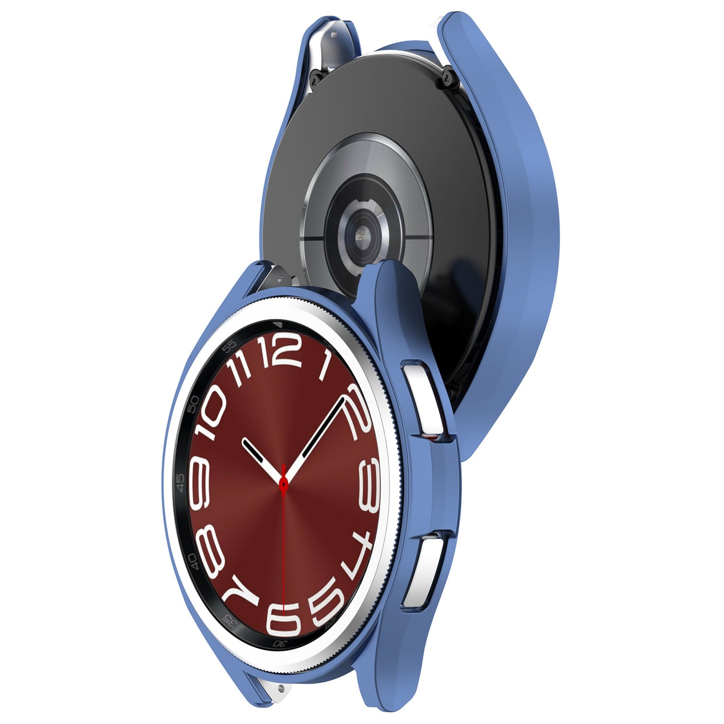 For Samsung Galaxy Watch6 Classic 43mm Scratch Proof Protective Case Hollowed-out Hard PC Cover