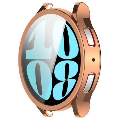 For Samsung Galaxy Watch6 40mm Electroplating Watch Protector Full Coverage TPU Watch Case