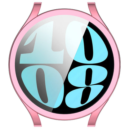 For Samsung Galaxy Watch6 40mm Electroplating Watch Protector Full Coverage TPU Watch Case