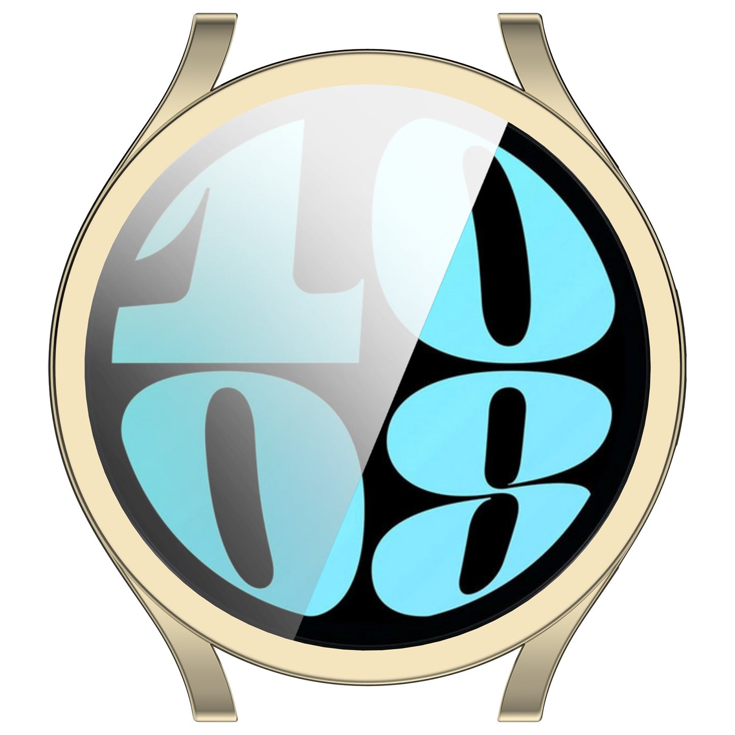For Samsung Galaxy Watch6 40mm Electroplating Watch Protector Full Coverage TPU Watch Case