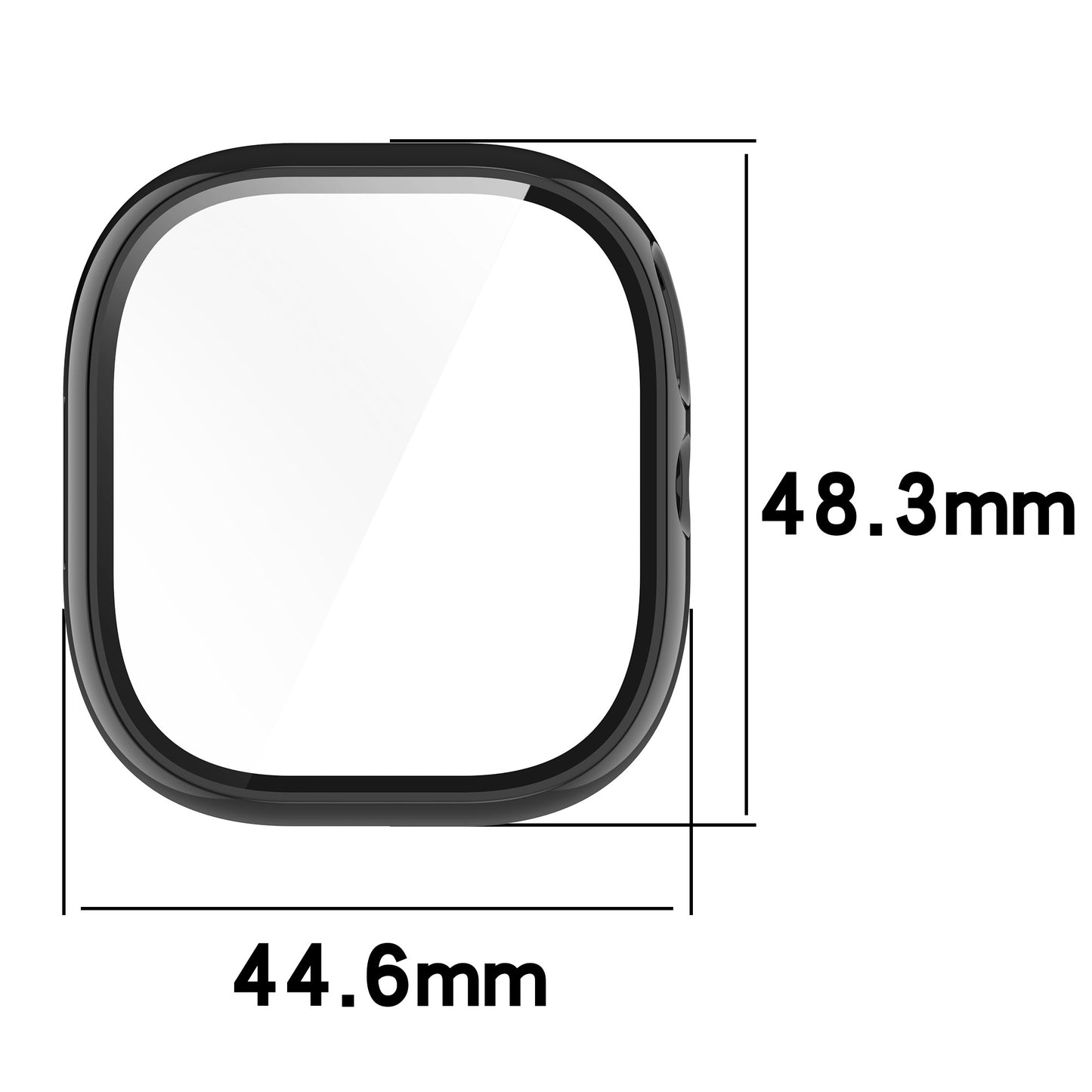 For Verizon GizmoWatch Disney Edition PC Frame Anti-collision Watch Case with Built-in Tempered Glass Film