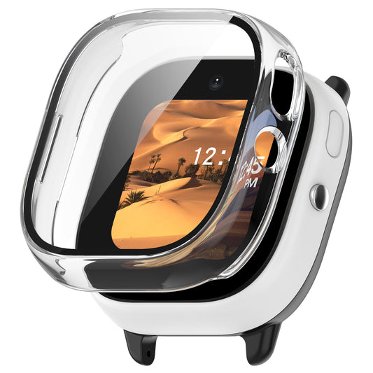 For Verizon GizmoWatch Disney Edition PC Frame Anti-collision Watch Case with Built-in Tempered Glass Film