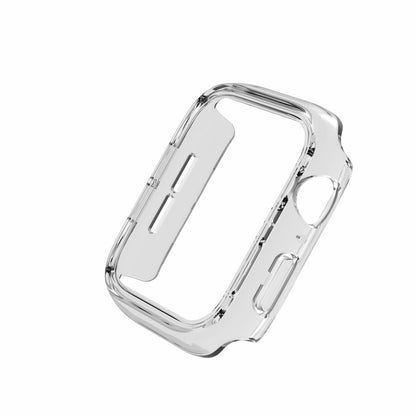 For Apple Watch Series 9 / 8 / 7 45mm IP68 Waterproof PC Case Watch Cover with Tempered Glass Film