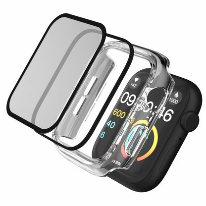 For Apple Watch Series 9 / 8 / 7 45mm IP68 Waterproof PC Case Watch Cover with Tempered Glass Film