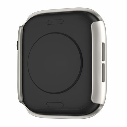 For Apple Watch Series 9 / 8 / 7 45mm IP68 Waterproof PC Case Watch Cover with Tempered Glass Film