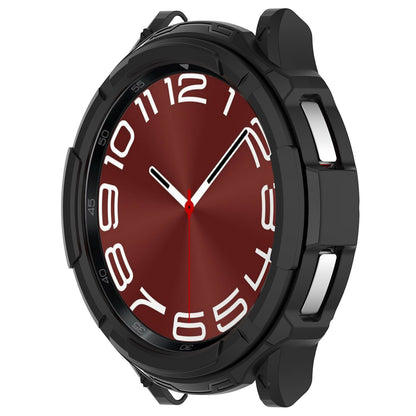 For Samsung Galaxy Watch6 Classic 43mm Watch Frame TPU Protector with Dial Panel Not Complete Covering Case
