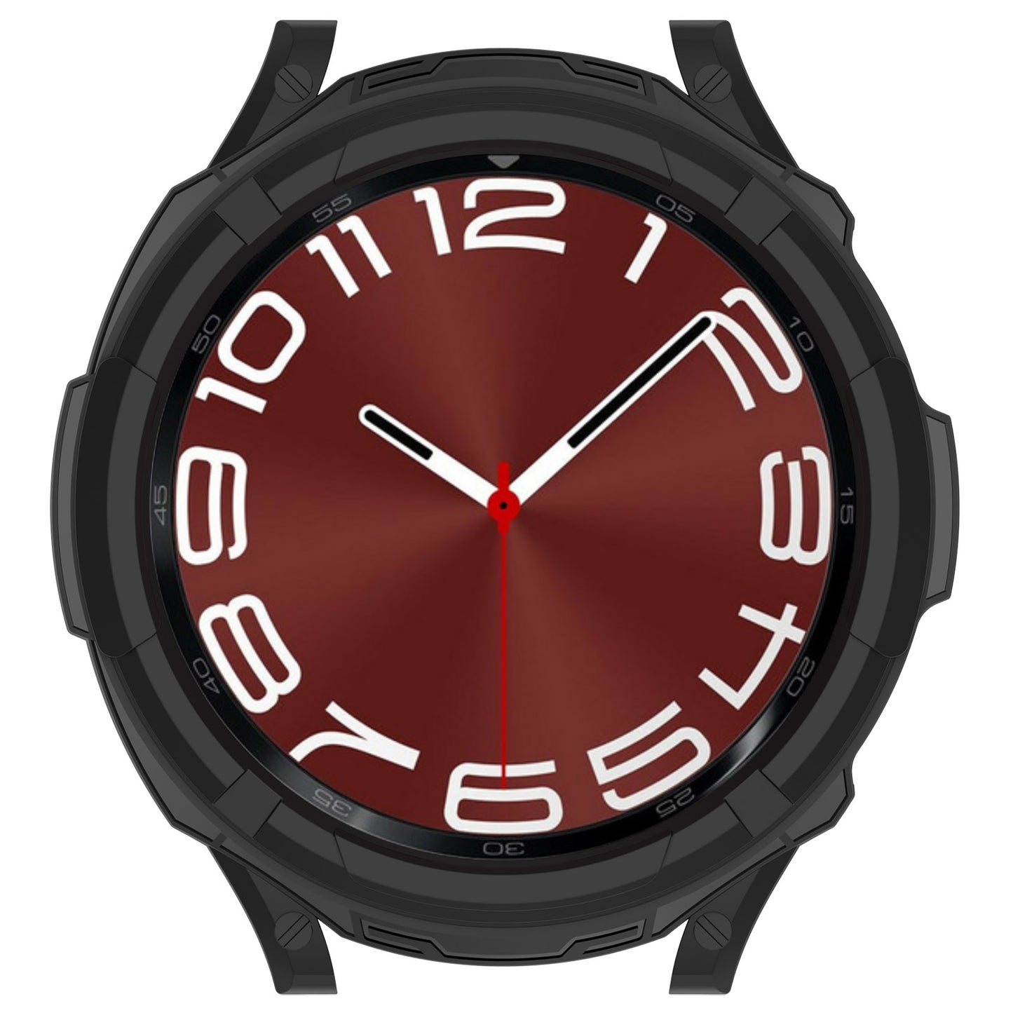 For Samsung Galaxy Watch6 Classic 43mm Watch Frame TPU Protector with Dial Panel Not Complete Covering Case