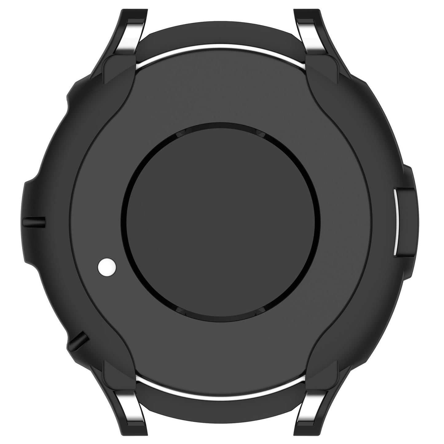 For Samsung Galaxy Watch6 Classic 43mm Watch Frame TPU Protector with Dial Panel Not Complete Covering Case