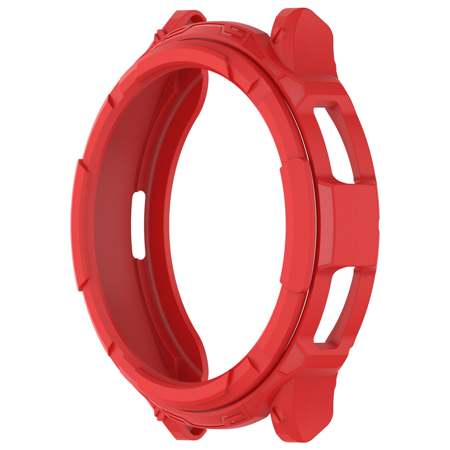 For Samsung Galaxy Watch6 Classic 43mm Watch Frame TPU Protector with Dial Panel Not Complete Covering Case