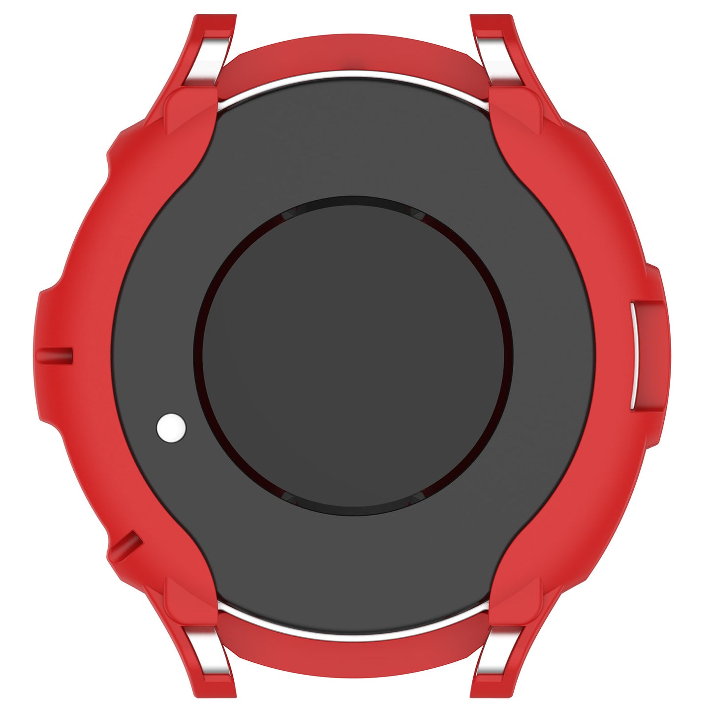 For Samsung Galaxy Watch6 Classic 43mm Watch Frame TPU Protector with Dial Panel Not Complete Covering Case