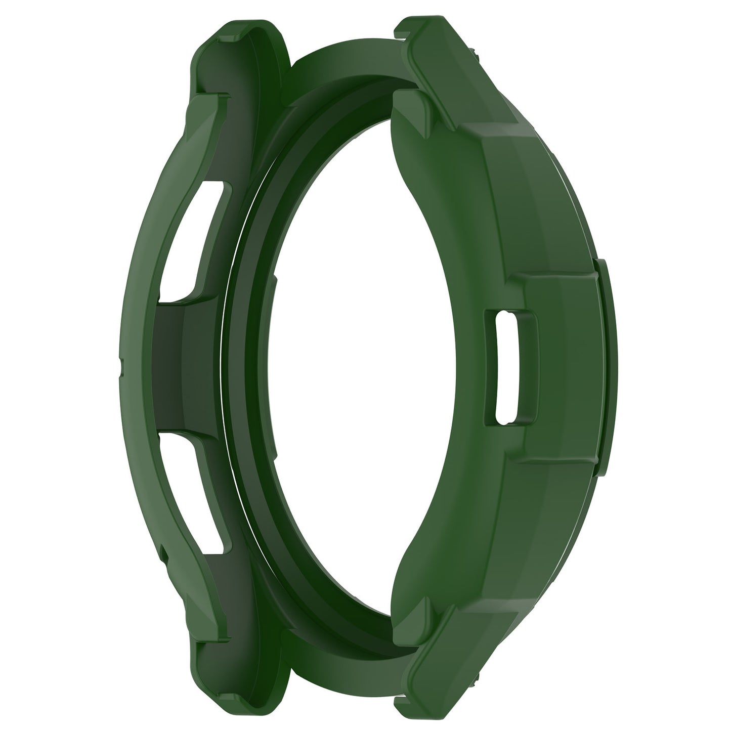 For Samsung Galaxy Watch6 Classic 43mm Watch Frame TPU Protector with Dial Panel Not Complete Covering Case