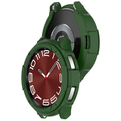 For Samsung Galaxy Watch6 Classic 43mm Watch Frame TPU Protector with Dial Panel Not Complete Covering Case