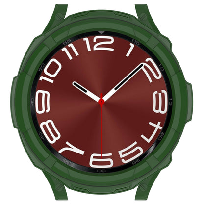 For Samsung Galaxy Watch6 Classic 43mm Watch Frame TPU Protector with Dial Panel Not Complete Covering Case