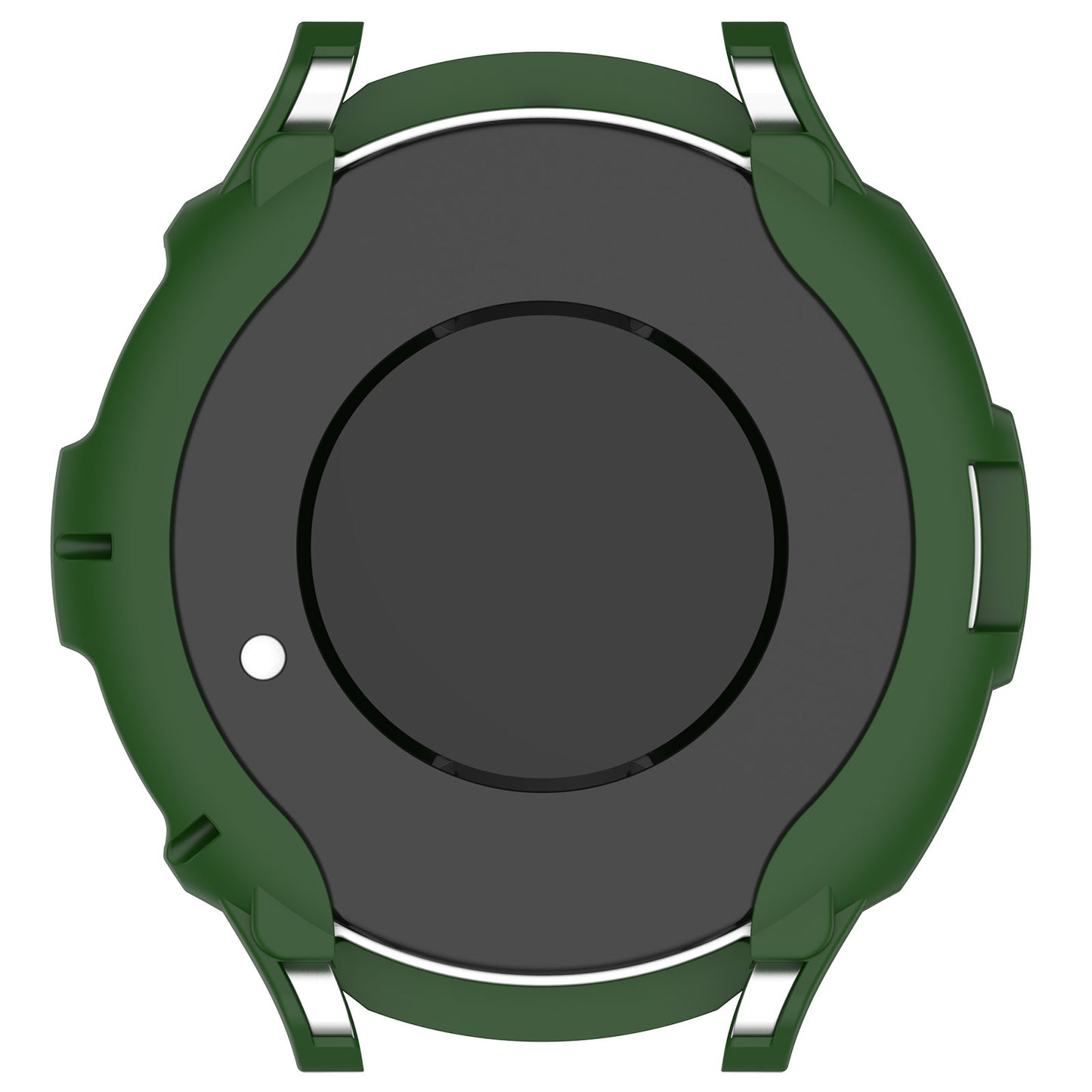 For Samsung Galaxy Watch6 Classic 43mm Watch Frame TPU Protector with Dial Panel Not Complete Covering Case