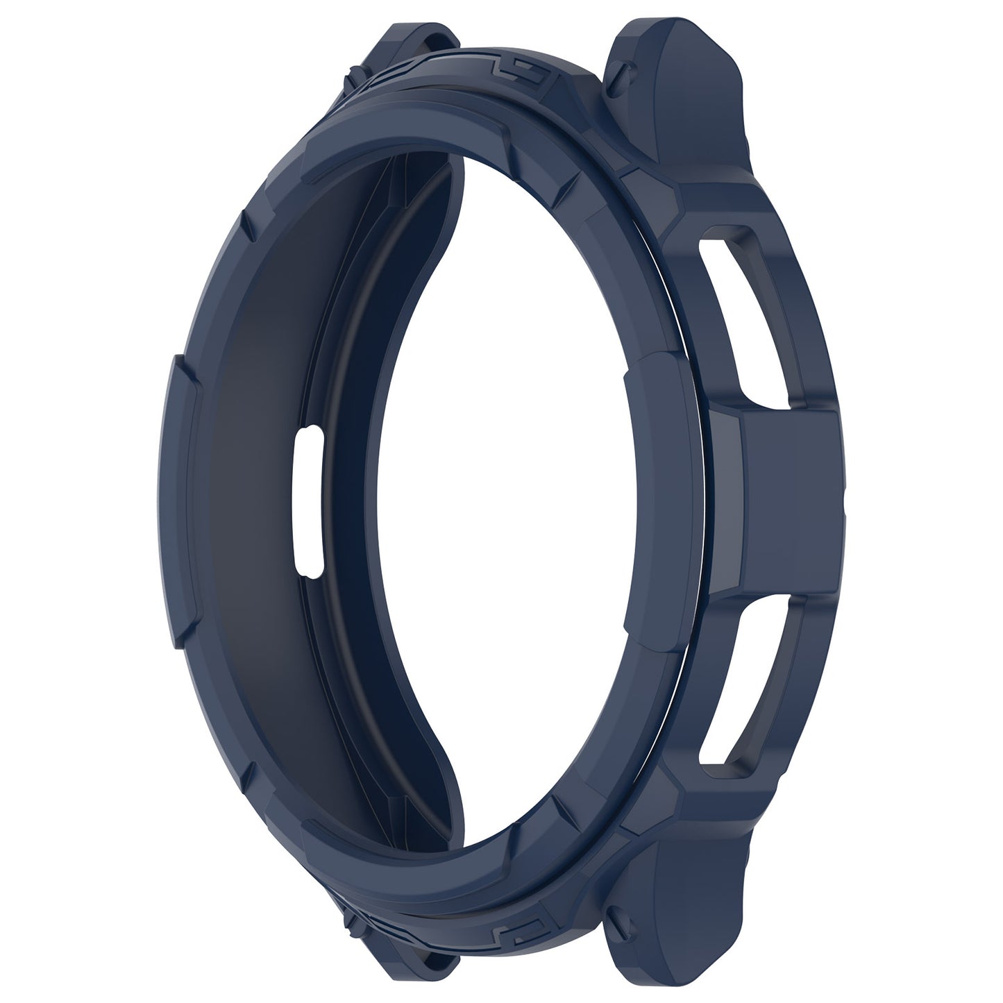 For Samsung Galaxy Watch6 Classic 43mm Watch Frame TPU Protector with Dial Panel Not Complete Covering Case