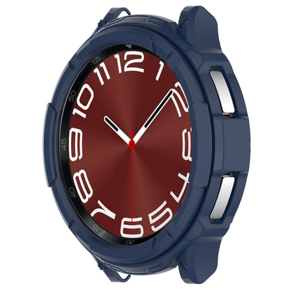 For Samsung Galaxy Watch6 Classic 43mm Watch Frame TPU Protector with Dial Panel Not Complete Covering Case