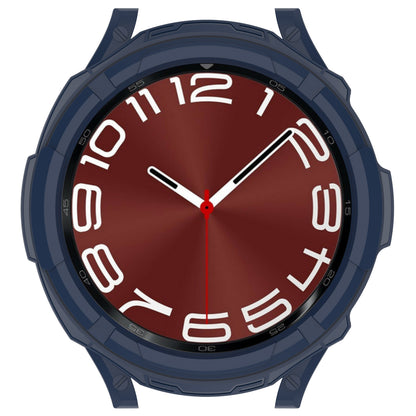 For Samsung Galaxy Watch6 Classic 43mm Watch Frame TPU Protector with Dial Panel Not Complete Covering Case
