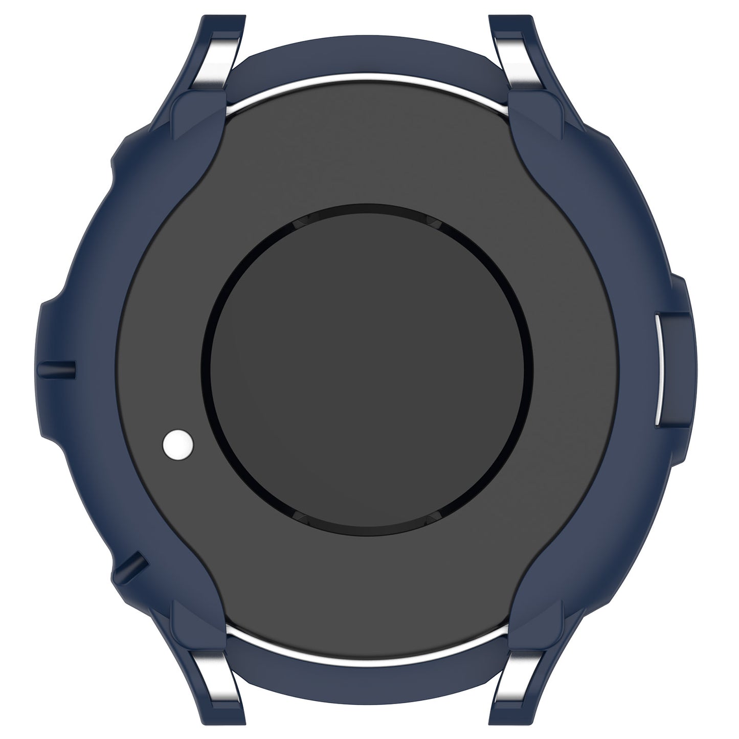 For Samsung Galaxy Watch6 Classic 43mm Watch Frame TPU Protector with Dial Panel Not Complete Covering Case