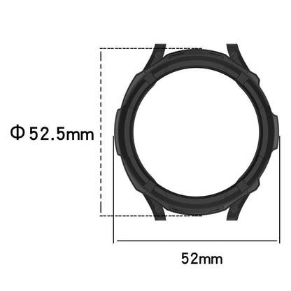 For Samsung Galaxy Watch6 Classic 47mm TPU Watch Frame Case + Dial Panel Half-Covering Protector