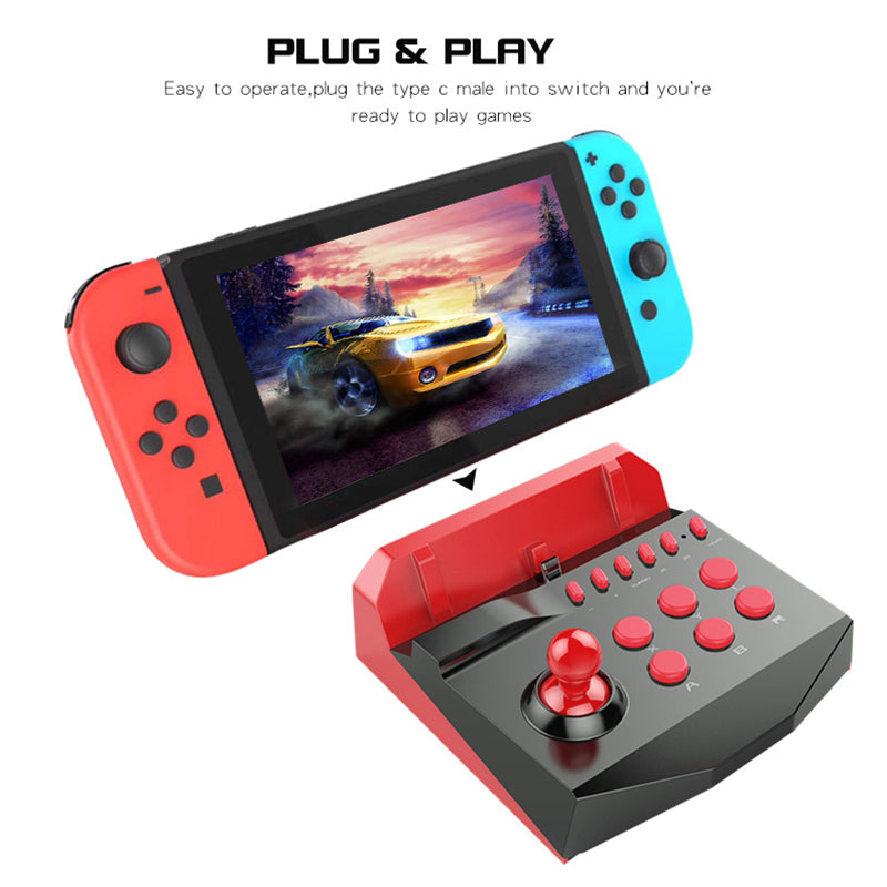 SM319 For Nintendo Switch / Switch Lite Arcade Game Joystick Control Station with Turbo Function