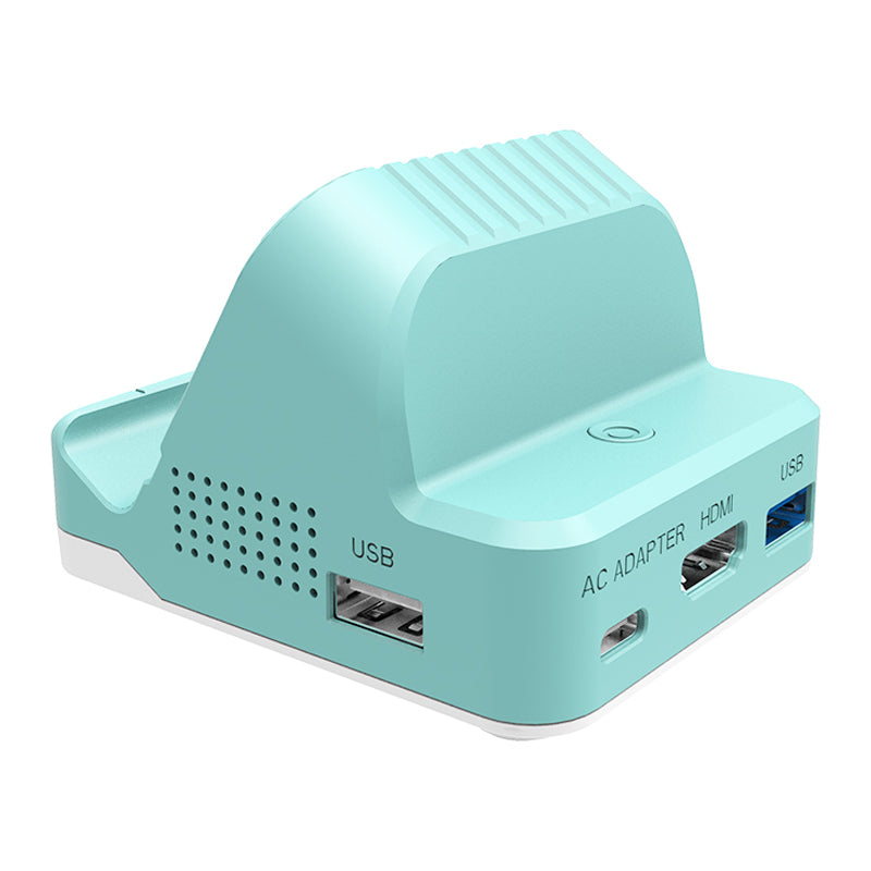 SW300 Docking Station for Nintendo Switch , Portable HD TV Dock Hub Adapter with Fan