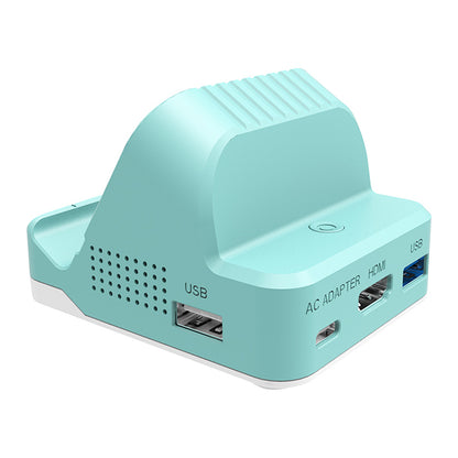 SW300 Docking Station for Nintendo Switch , Portable HD TV Dock Hub Adapter with Fan