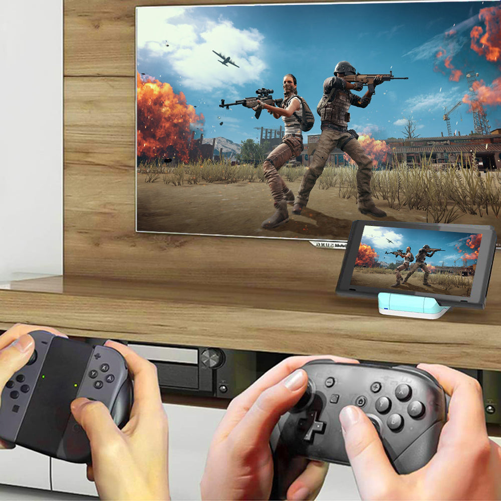 SW300 Docking Station for Nintendo Switch , Portable HD TV Dock Hub Adapter with Fan