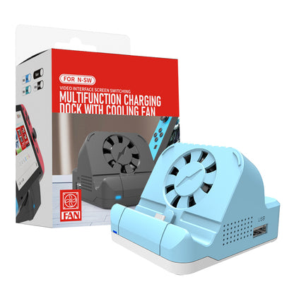 SW300 Docking Station for Nintendo Switch , Portable HD TV Dock Hub Adapter with Fan
