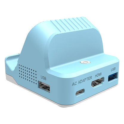 SW300 Docking Station for Nintendo Switch , Portable HD TV Dock Hub Adapter with Fan