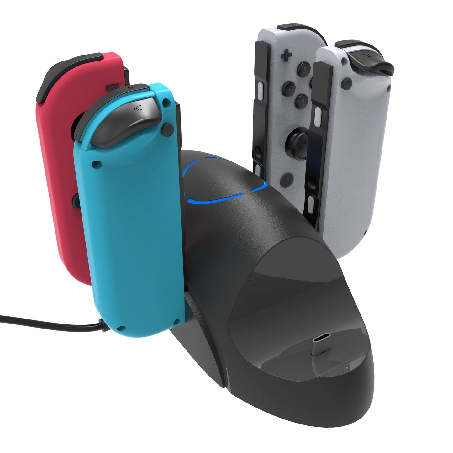 SW168 Controller Charger Dock Station for Nintendo Switch Pro Joy-con 6-in-1 Charging Stand for Nintendo Switch