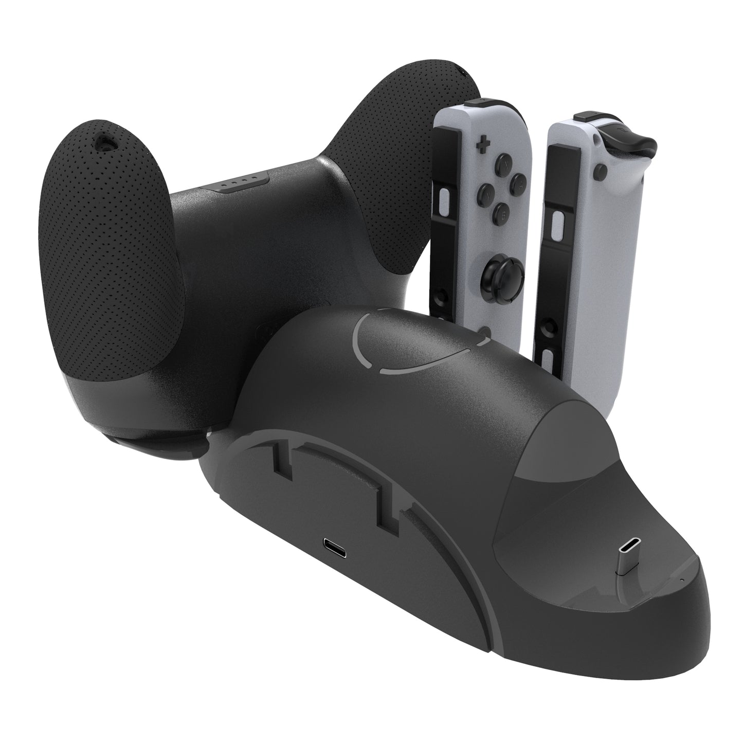 SW168 Controller Charger Dock Station for Nintendo Switch Pro Joy-con 6-in-1 Charging Stand for Nintendo Switch