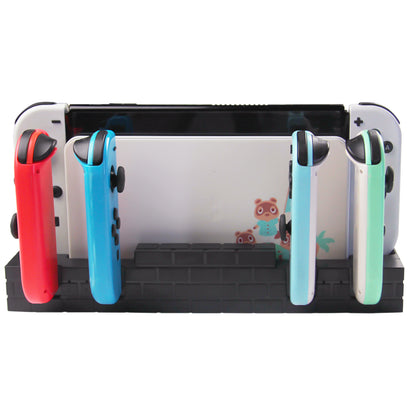 SW488 Charger Dock for Nintendo Switch Controller Fast Charging Dock Station for 4 Joy-cons with Game Cards Storage