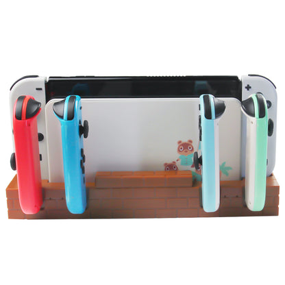 SW488 Charger Dock for Nintendo Switch Controller Fast Charging Dock Station for 4 Joy-cons with Game Cards Storage
