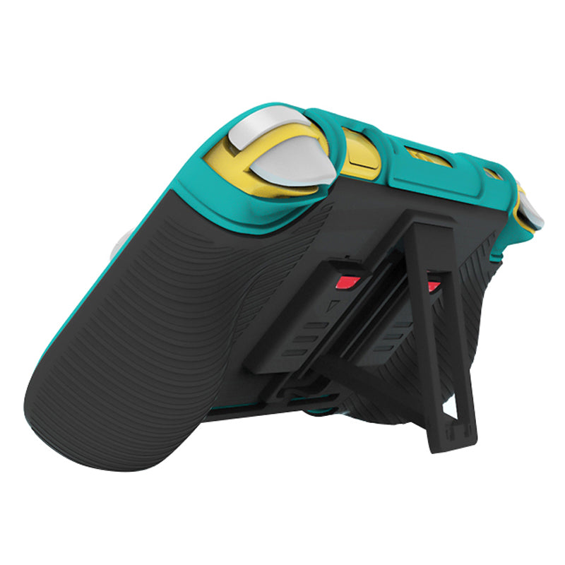 SM052 2 in 1 Protective Case for Nintendo Switch Lite Anti-Slip ABS+TPU Stand Cover with Game Card Slots