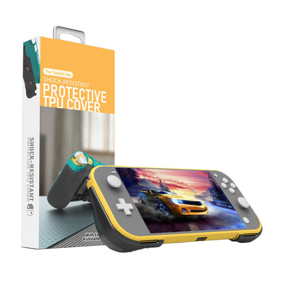 SM052 2 in 1 Protective Case for Nintendo Switch Lite Anti-Slip ABS+TPU Stand Cover with Game Card Slots