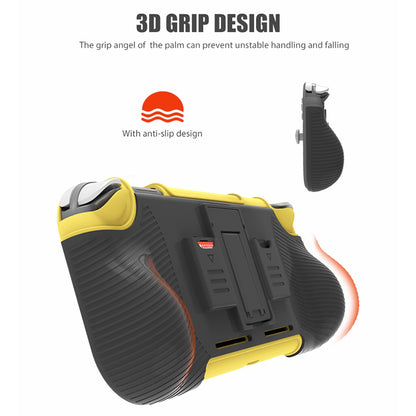 SM052 2 in 1 Protective Case for Nintendo Switch Lite Anti-Slip ABS+TPU Stand Cover with Game Card Slots