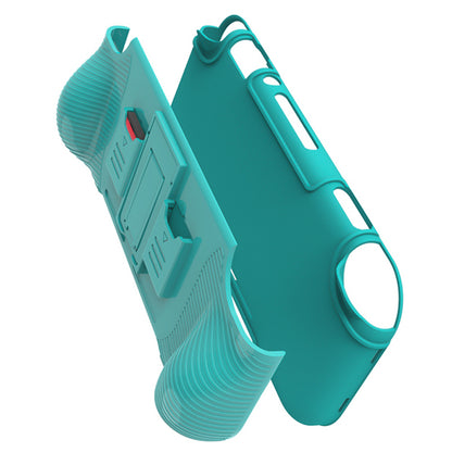 SM052 2 in 1 Protective Case for Nintendo Switch Lite Anti-Slip ABS+TPU Stand Cover with Game Card Slots