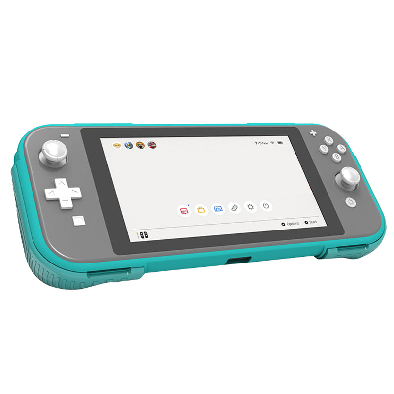 SM052 2 in 1 Protective Case for Nintendo Switch Lite Anti-Slip ABS+TPU Stand Cover with Game Card Slots