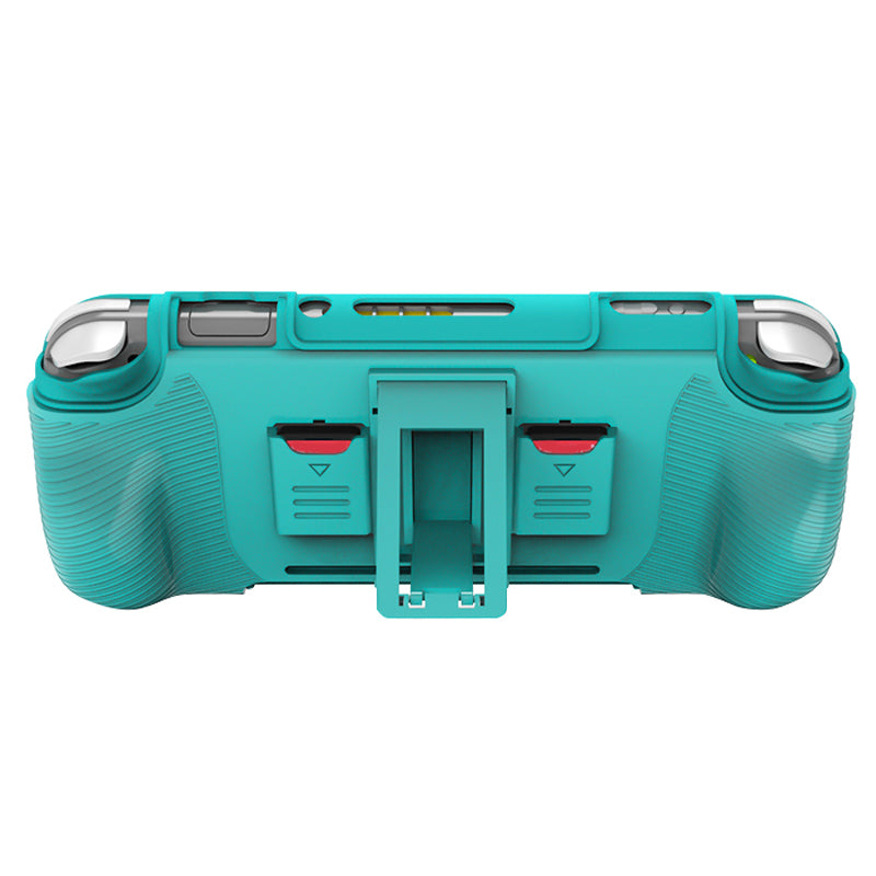 SM052 2 in 1 Protective Case for Nintendo Switch Lite Anti-Slip ABS+TPU Stand Cover with Game Card Slots