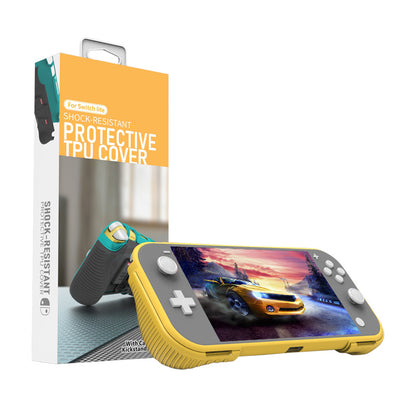 SM052 2 in 1 Protective Case for Nintendo Switch Lite Anti-Slip ABS+TPU Stand Cover with Game Card Slots