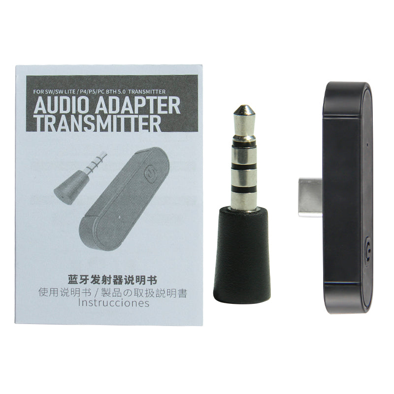 HS-SW390 For Nintendo Switch Bluetooth 5.0 USB-C Adapter Wireless Audio Transmitter with Microphone