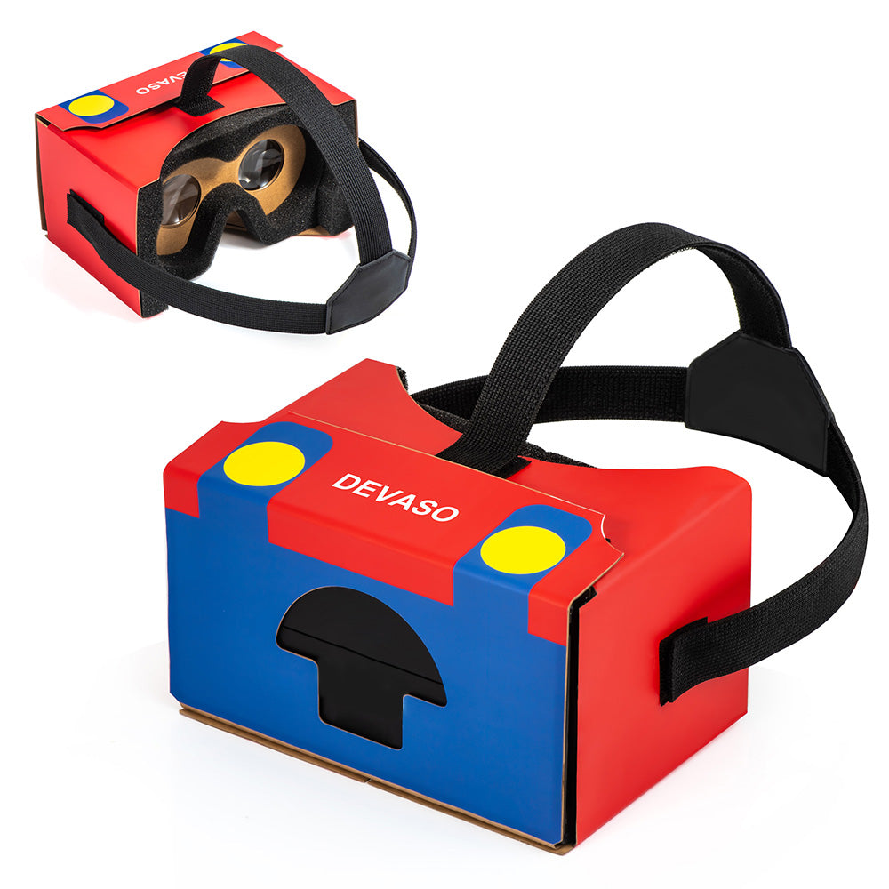 DEVASO For Nintendo Switch LCD / OLED VR Glasses Corrugated Paper+Elastic Cloth+Sponge Virtual Reality Goggles